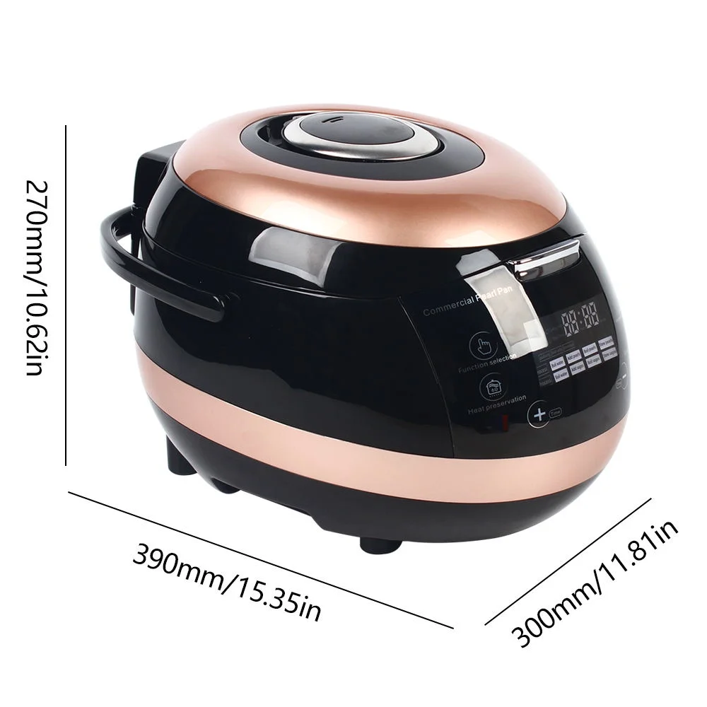 Wuzstar Commercial 5L Tapioca Cooker Pearl Cooking Pot Non-stick Milktea Pearl Making Machine 110V