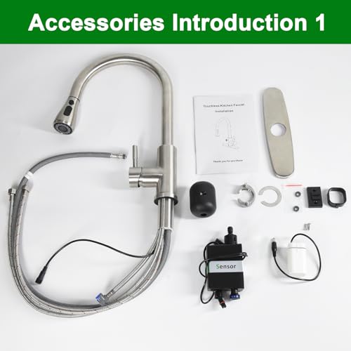 MSTJRY Touchless Kitchen Faucet with Pull-Down Sprayer