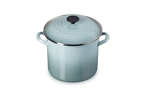 Le Creuset Enamel on Steel Stockpot, 10 qt., Olive