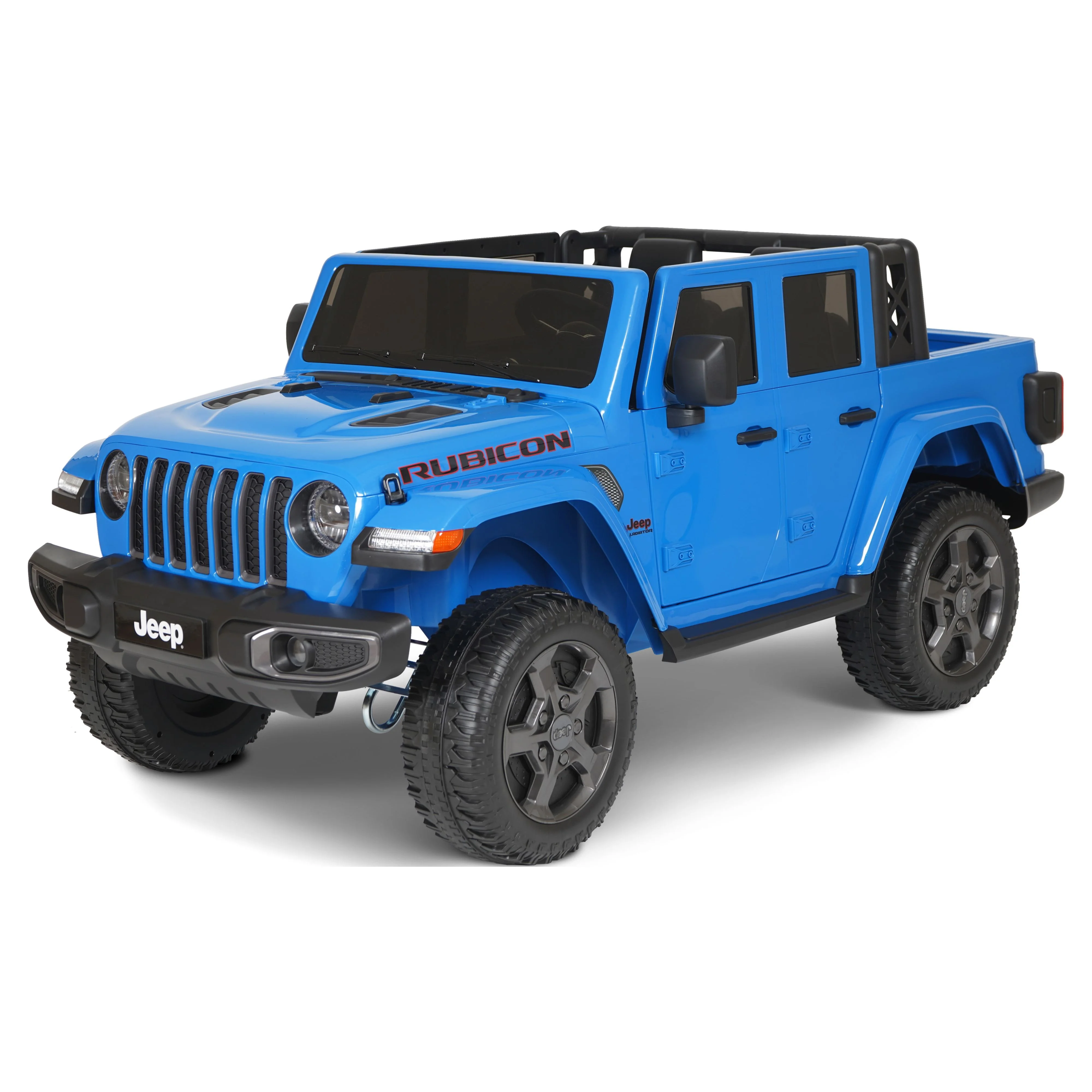 12V Jeep Gladiator Battery Powered Ride-on Vehicle for Kids, in Blue by Hyper Toys, for a Child Ages 3-8 - Radiant Selections