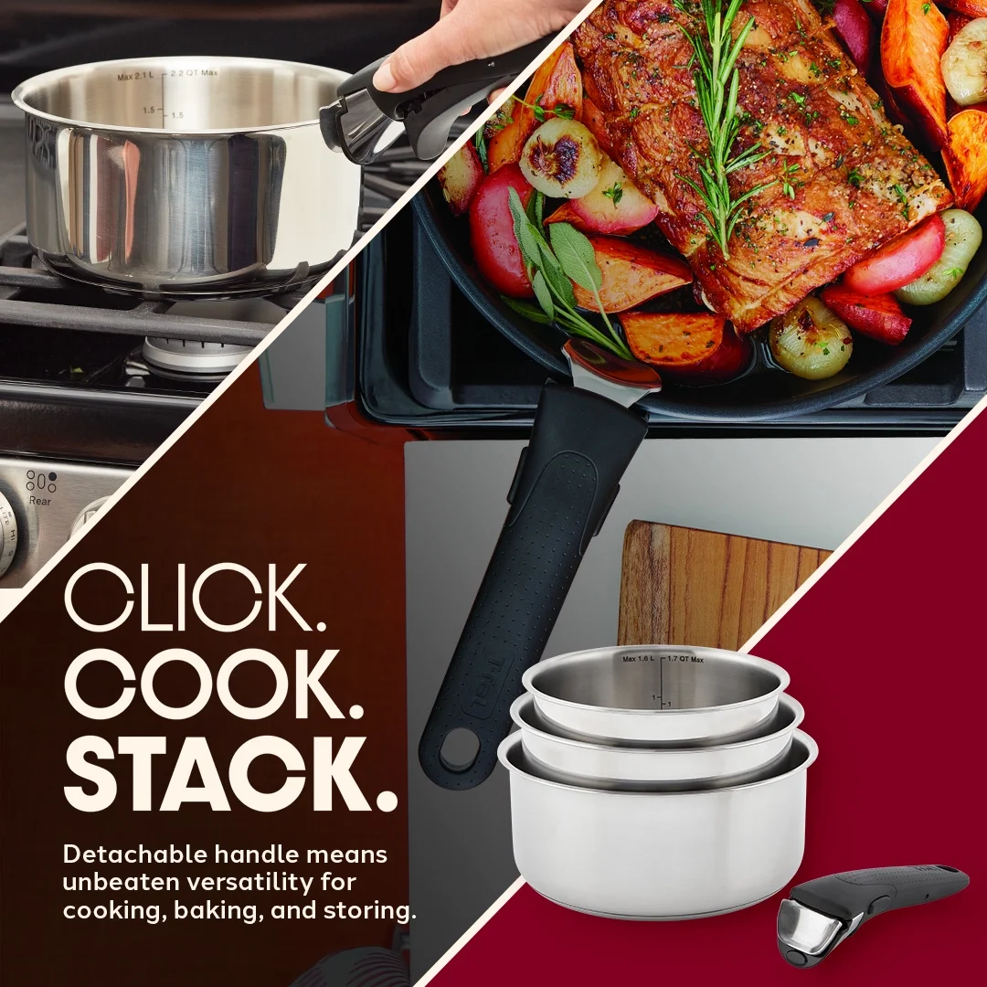 T-fal Ingenio Stainless Steel 4-Piece Set