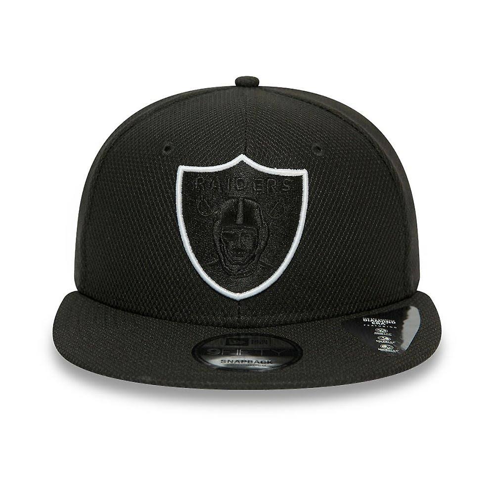 New Era 9FIFTY Snapback Cap - Outline Oakland Raiders Black S/M