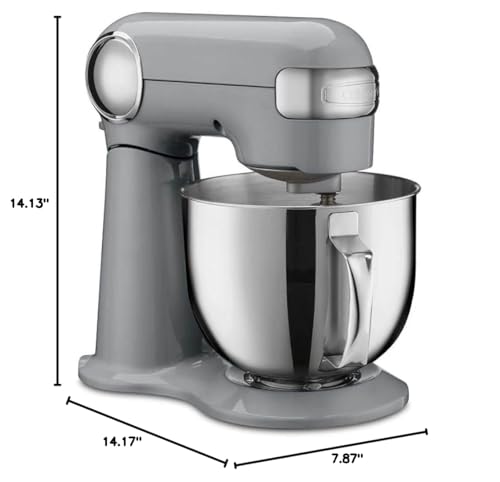 Cuisinart SMD-50BC Precision Pro 5.5-Quart Digital Stand Mixer With 12-Speeds, 3 Preprogrammed Food Prep Settings, Mixing Bowl, Whisk