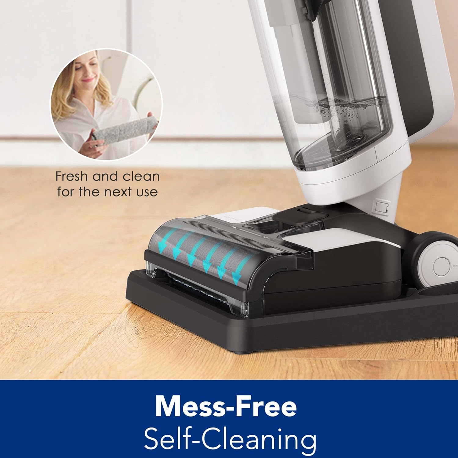 Tineco iFLOOR 3 Breeze Complete Wet Dry Vacuum & Pure ONE Station Cordless Stick Vacuum Cleaner with 3L Dust Clean Station