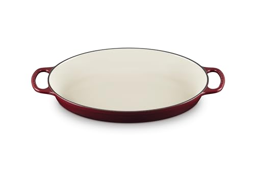 Le Creuset Enameled Cast Iron Signature Oval Baker, 3qt. Sea Salt
