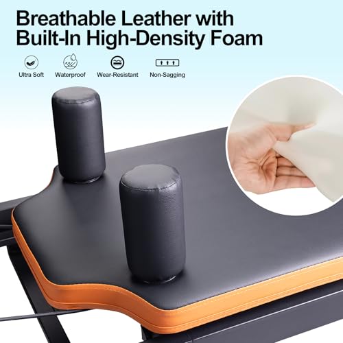 Pilates Reformer,Dpiolrcag Foldable Pilates Machine & Equipment for Home Use and Gym Workout, Suitable for Advanced and Beginners Users