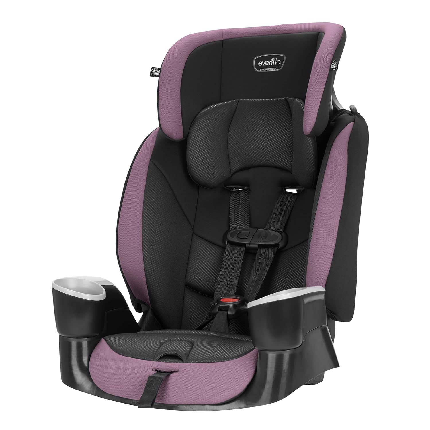 Evenflo EveryFit/All4One 3-in-1 Convertible Car Seat and Maestro Sport Forward Facing Booster Seat Bundle for Kids 2-8 Years Old