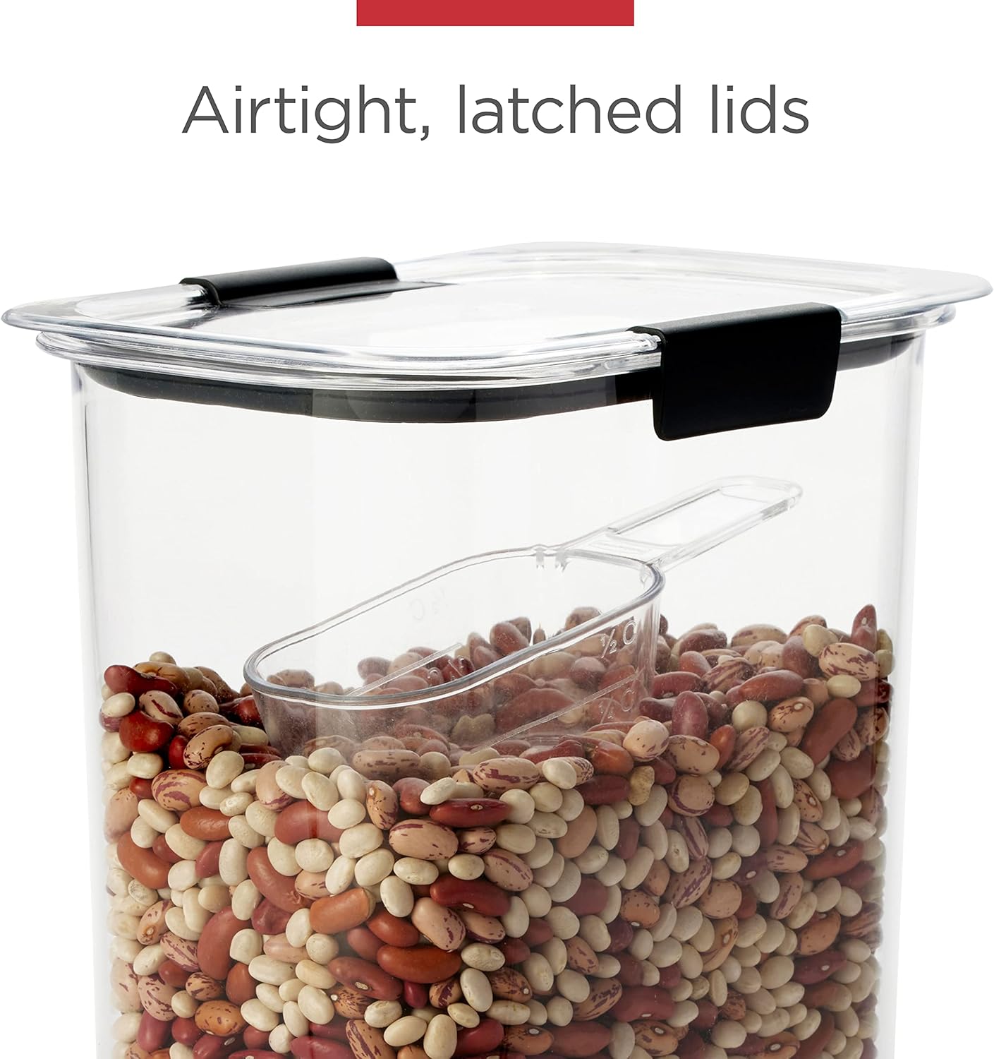 Rubbermaid Brilliance BPA Free Food Storage Containers with Lids, Airtight, for Kitchen and Pantry Organization