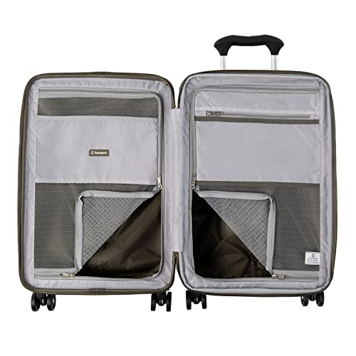 Travelpro Maxlite Air Hardside Expandable Carry on Luggage, 8 Spinner Wheels, Lightweight Hard Shell Polycarbonate Suitcase, Shadow Grey