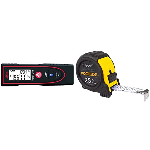 Leica DISTO E7100i 200ft Laser Distance Measure with Bluetooth, Black/Red