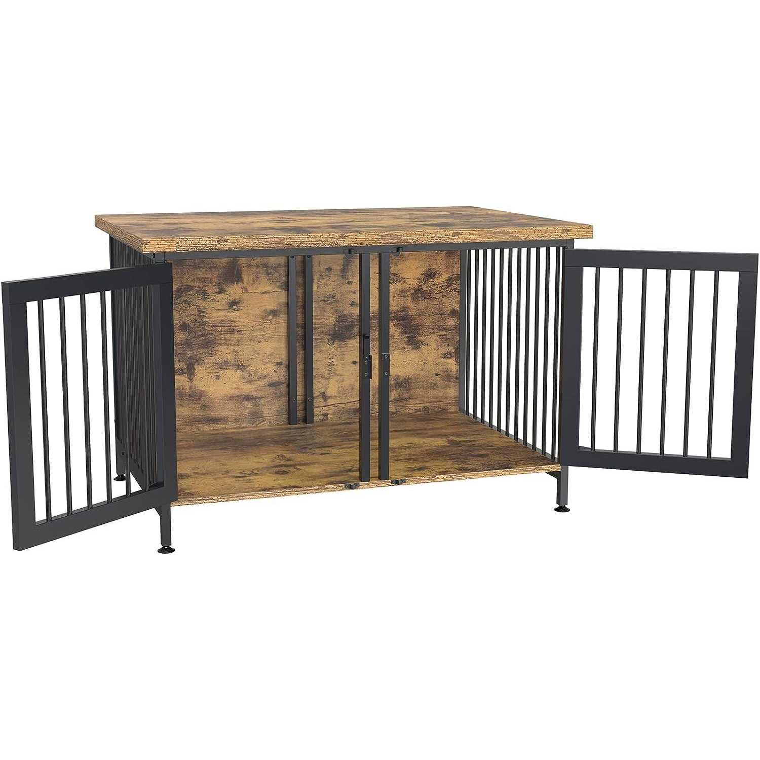 Gdlf Double Dog Crate with Divider for 1 or 2 Dogs