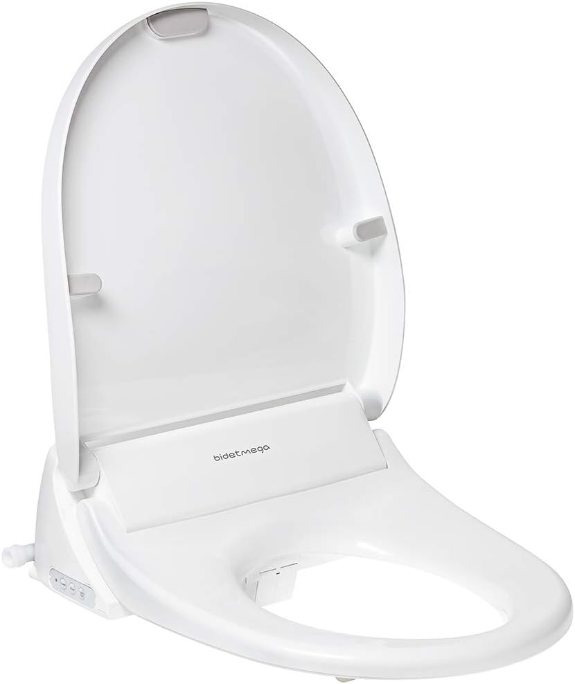 Coway Bidetmega 400R Rounded-Electronic Bidet Seat, White