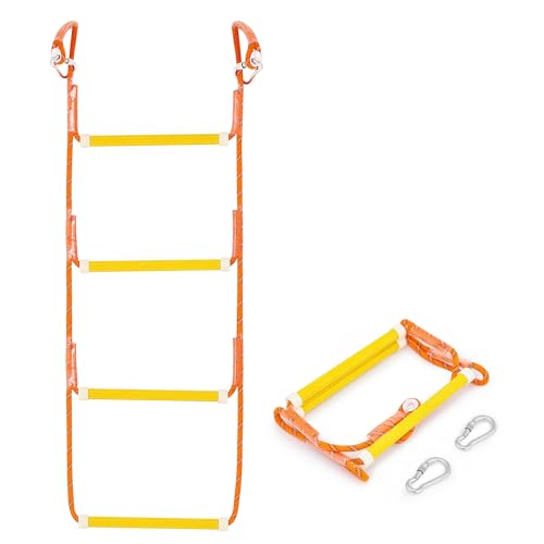 CO-Z 3 Step Removable Dock Ladder, Pontoon Boat Ladder with 350lb Load, Aluminum Swim Ladder with Wide Step & Nonslip Tread