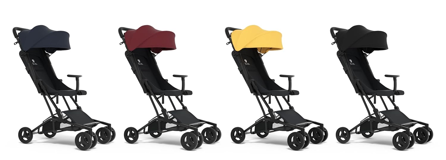 SHaHa Umbrella Stroller Convenience Stroller Lightweight Baby Stroller 1 Hand Fold Travel Stroller with Storage Basket Sun Canopy for Infant and