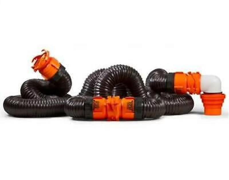 Camco 39741 RhinoFLEX RV Sewer Hose Kit - 20' - Curated Treasures Market