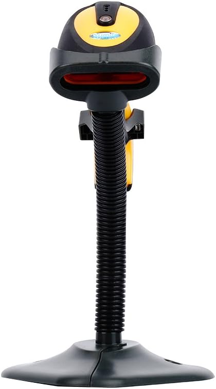 EVAWGIB Warehouse Barcode Scanner 328Feet Transmission Distance USB Cable 1D/2D Automatic QR Code Scanner Handheld Barcode Reader Wried&Wireless