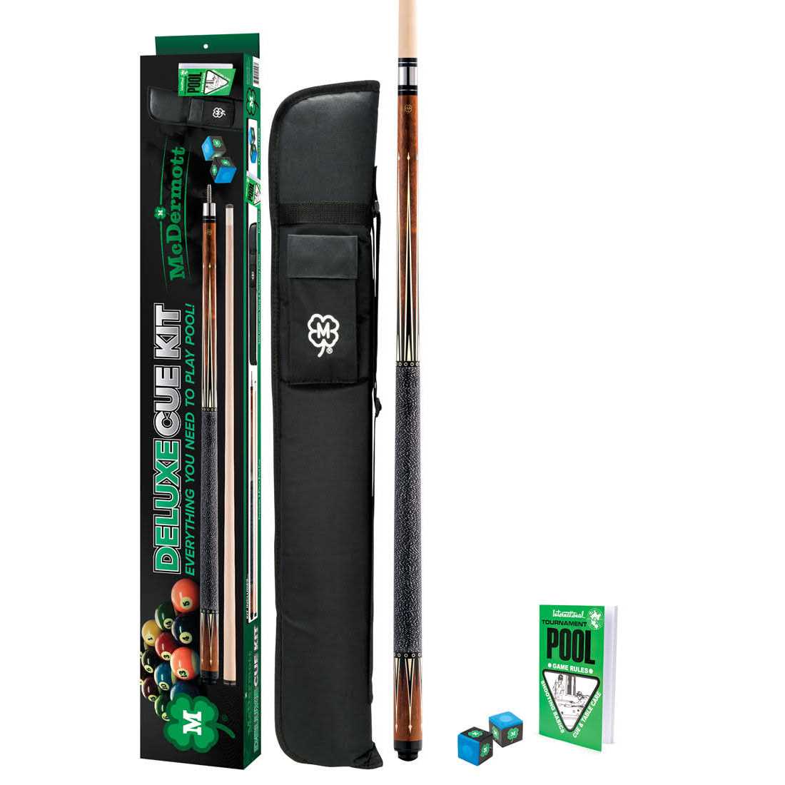 McDermott Deluxe Pool Cue Kit - Sports Supplies Online Store