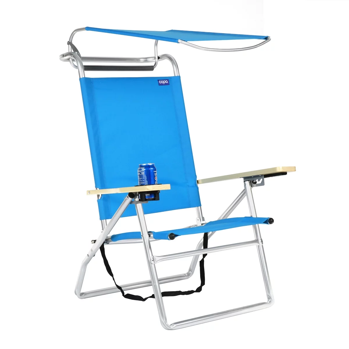 4 Position Portable Folding Beach Chair with Canopy - Radiant Selections