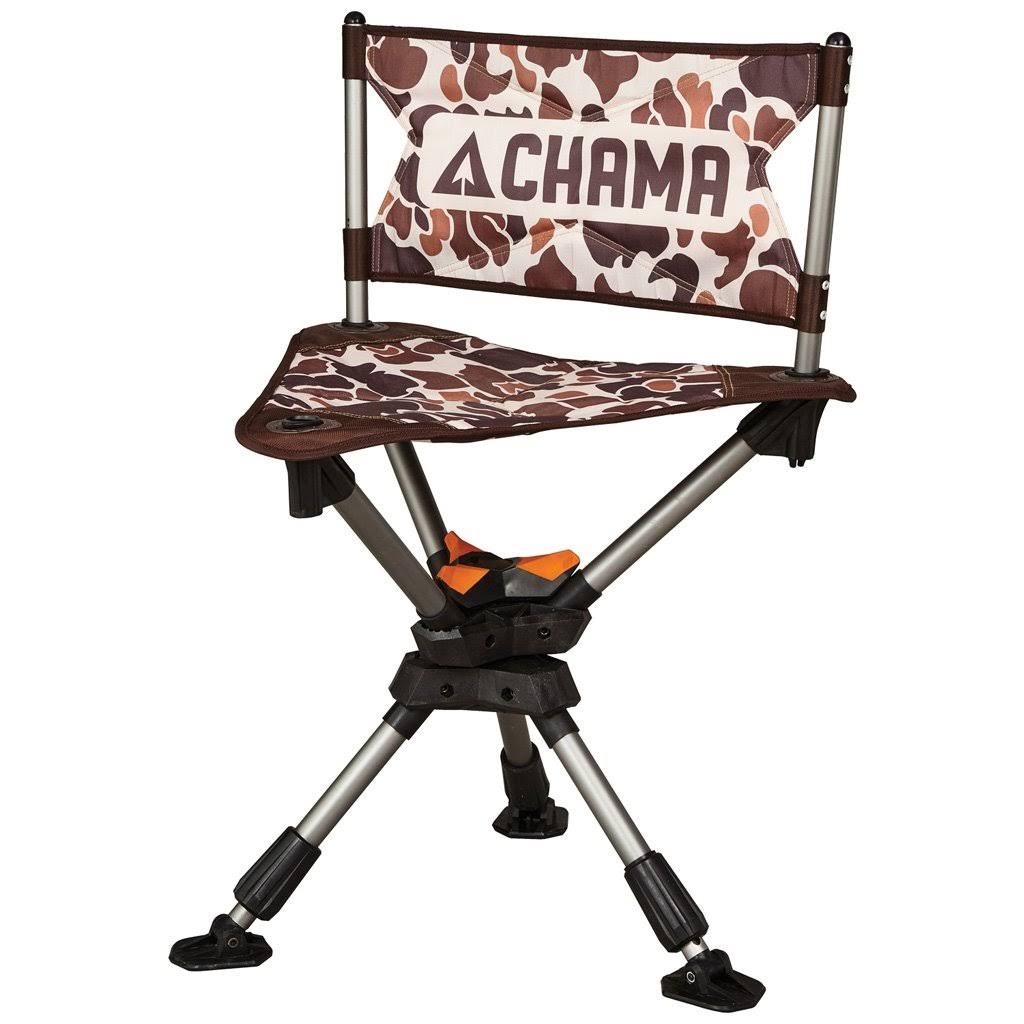 Chama Folding Swivel Chair - Camo