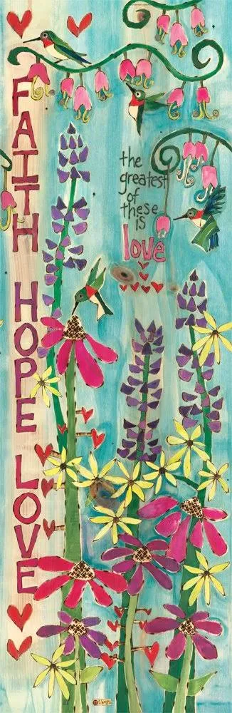 Studio M Faith, Hope u0026 Love Art Pole 4&