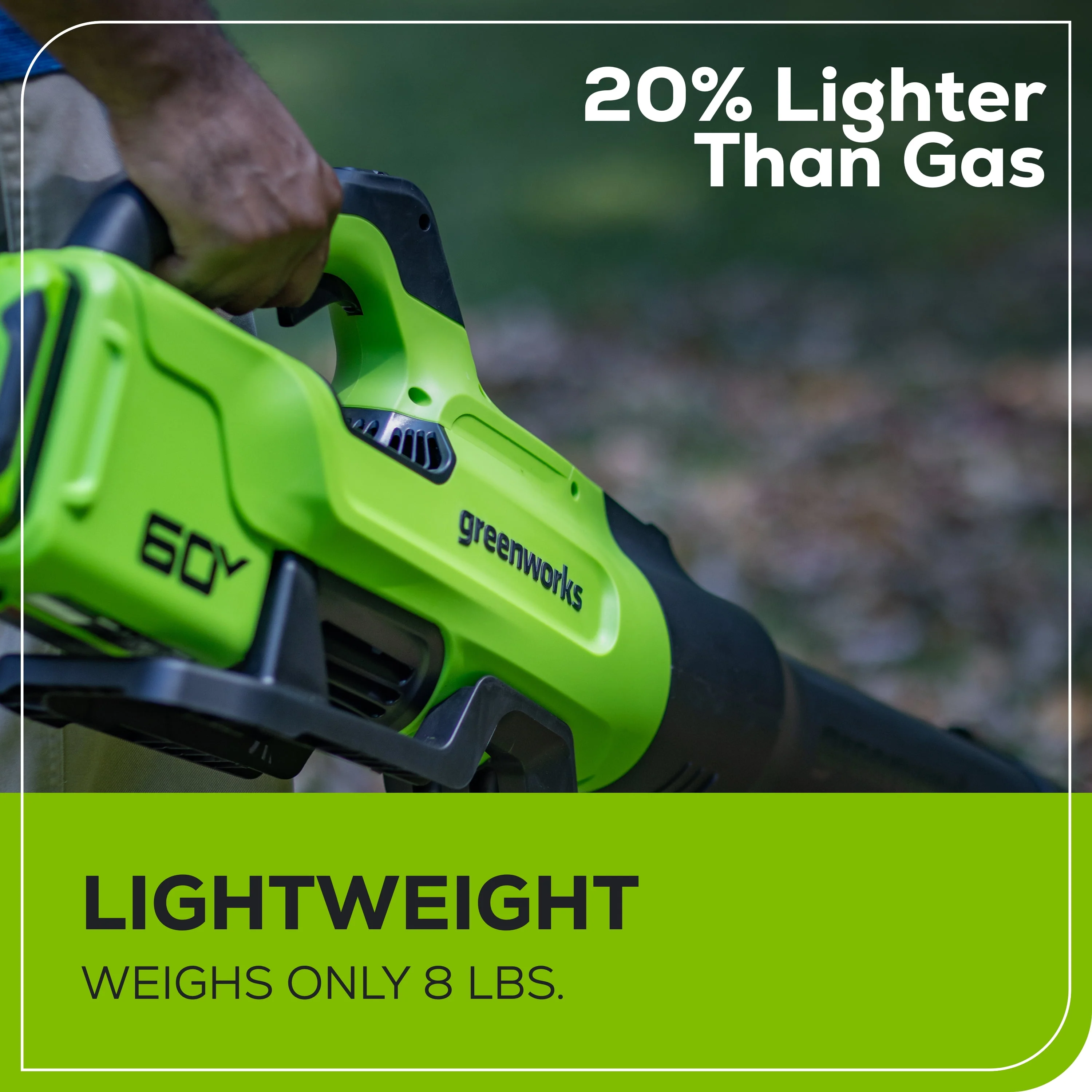Greenworks 60V 16 String Trimmer & 750 cfm 170 mph Blower Combo + 2.5Ah Battery & Charger