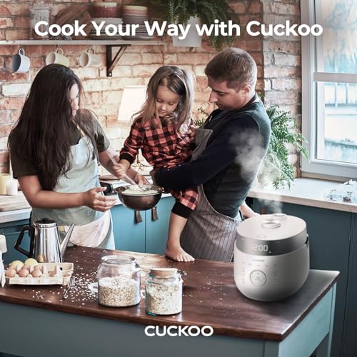 CUCKOO IH Twin Pressure Rice Cooker 23 Menu Options: White, GABA, Scorched, Porridge, & More,