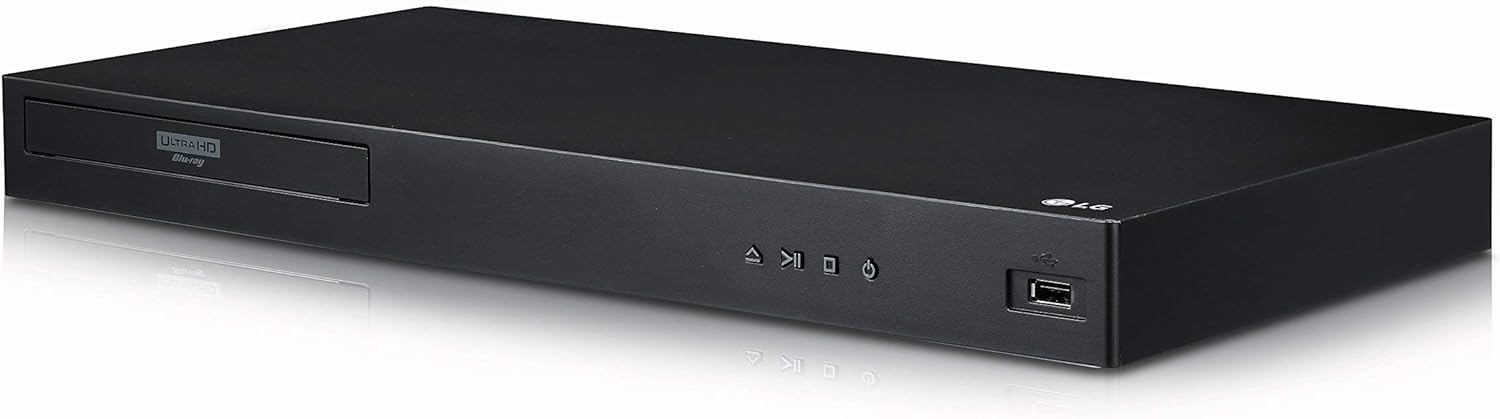 LG UBK80 4K Ultra-HD Blu-ray Player with HDR Compatibility (2018) (Renewed)