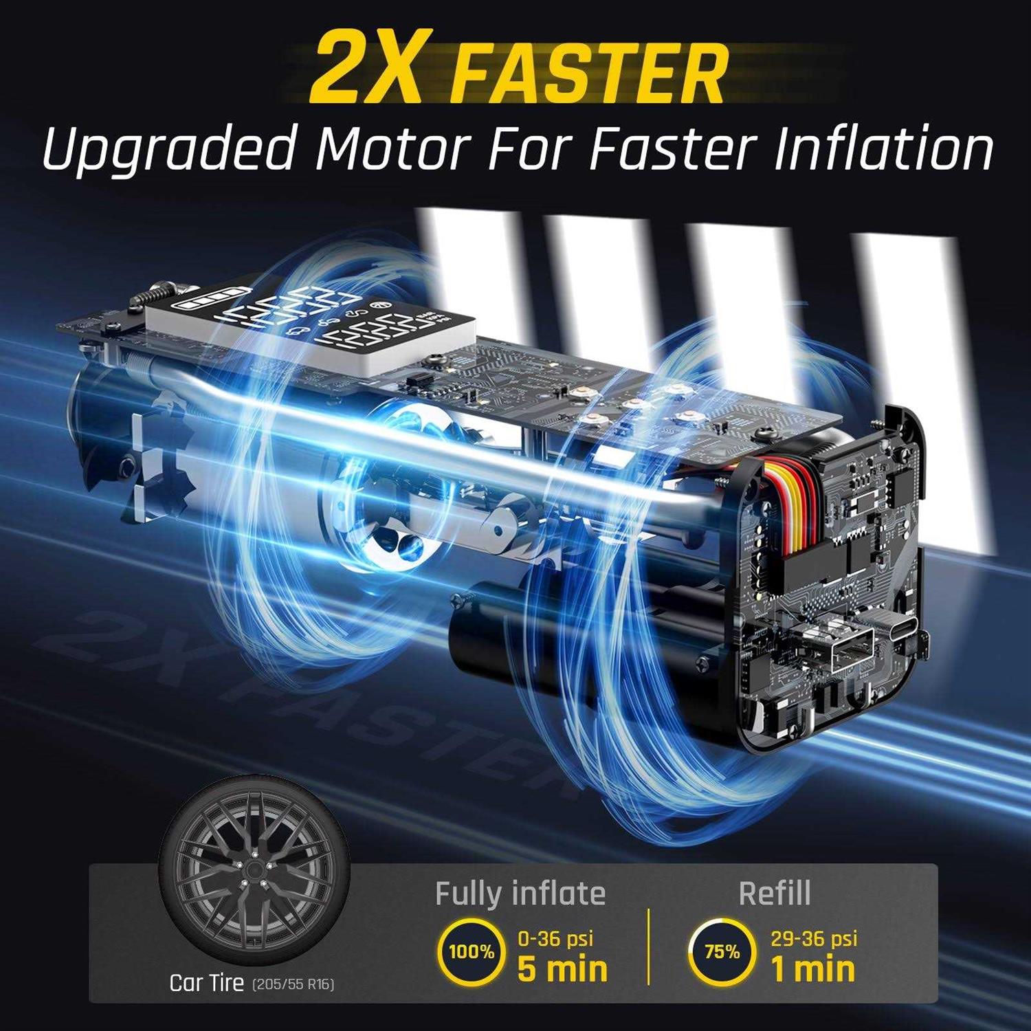 Fanttik X8 Apex Tire Inflator Portable Air Compressor Inflation - Sports Supplies Online Store