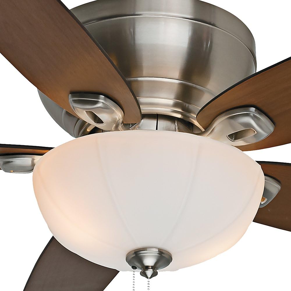 Casablanca Durant Indoor Low Profile Ceiling Fan with Light and Pull Chain Control
