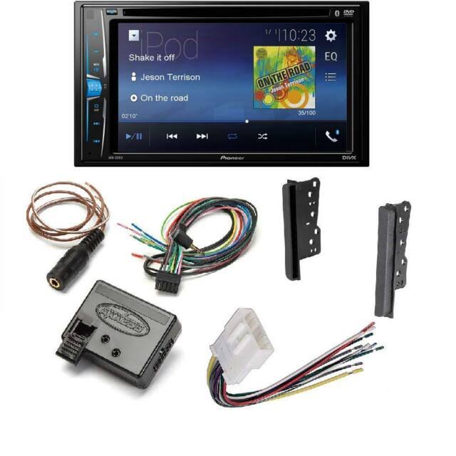 Pioneer Avh-210ex LCD USB DVD Bluetooth Stereo License Plate Camera