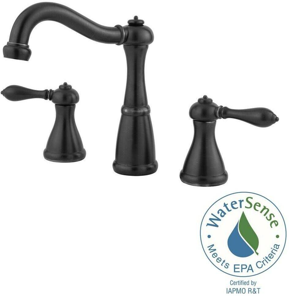 Pfister LG49-M0BY Marielle 2-Handle 8x22 Widespread Bathroom Faucet, Tuscan Bronze