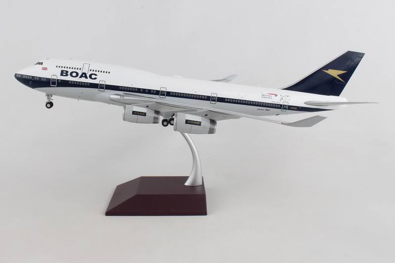 GeminiJets British Airways Boeing 747-400 (BOAC Retro Livery) G-BYGC 1/200 G2BAW834