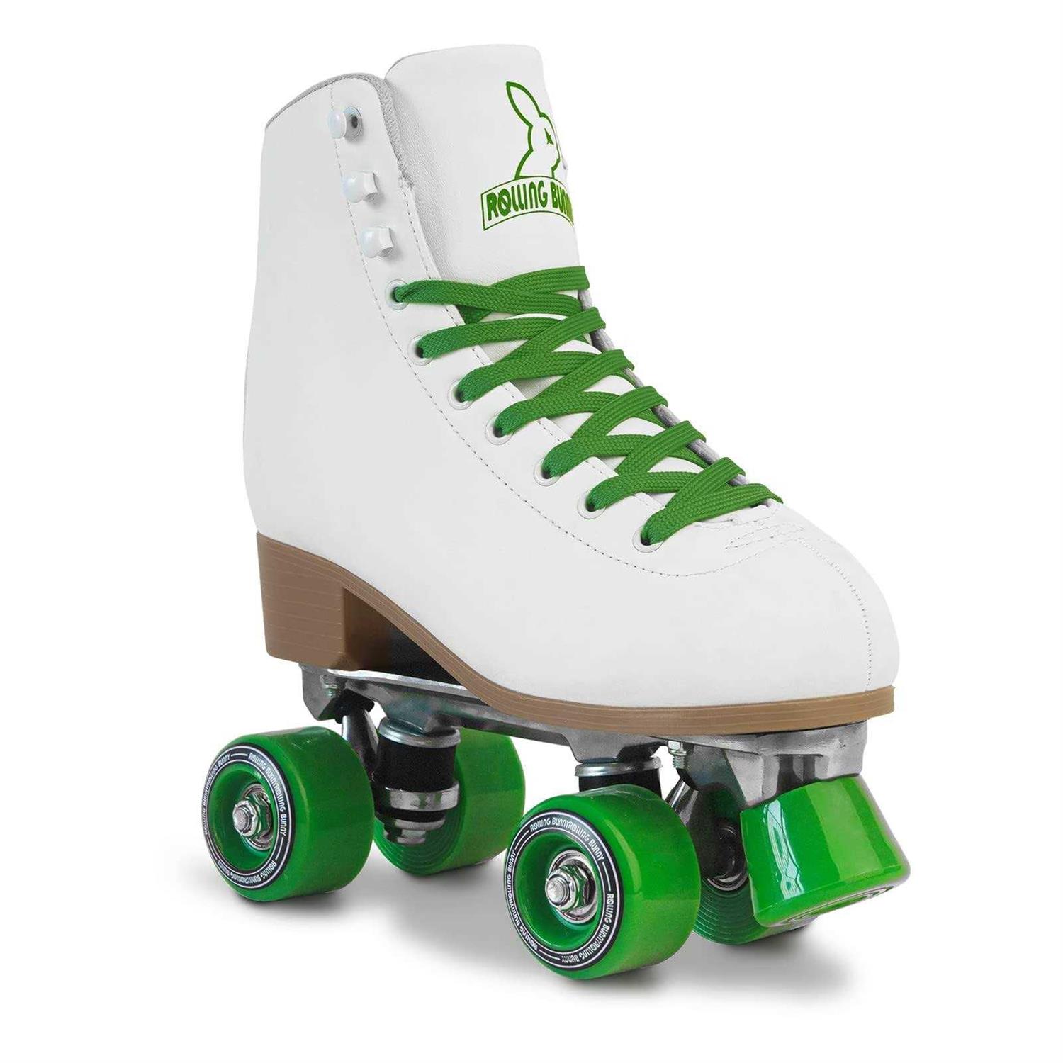RollingBunny Roller Skates for Women Girls Classic High-Top PU Leather Quad Roller Skates for Outdoor and Indoor - Sports Supplies Online Store