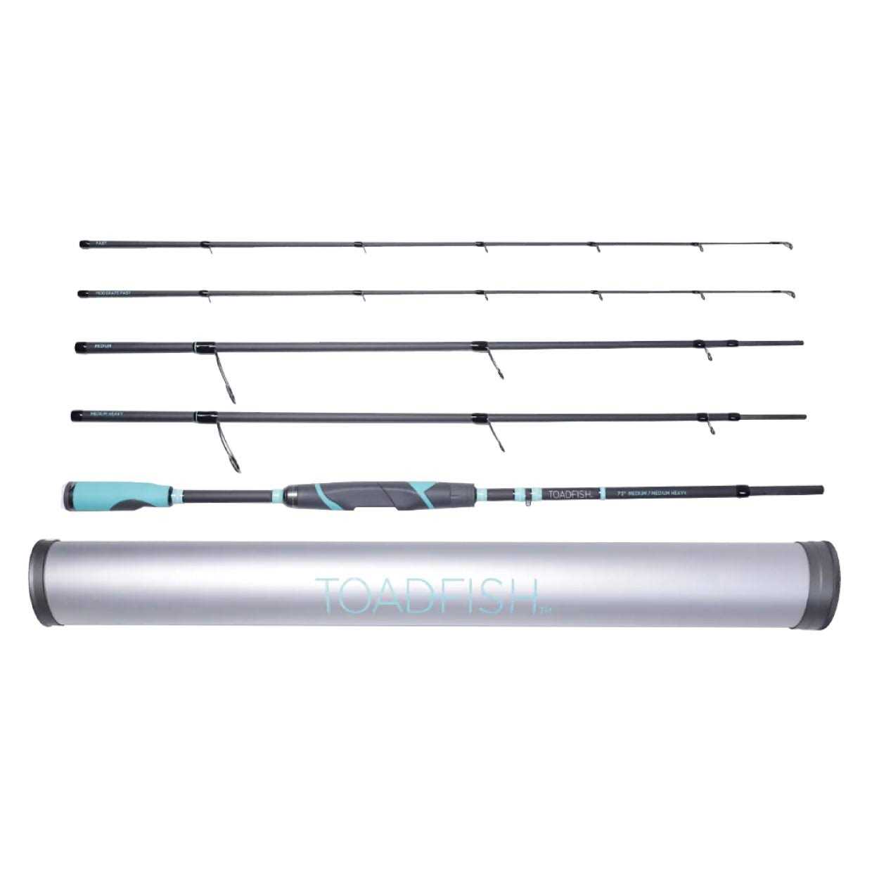 Toadfish Travel Spinning Rods Medium &amp; Medium - Sports Supplies Online Store