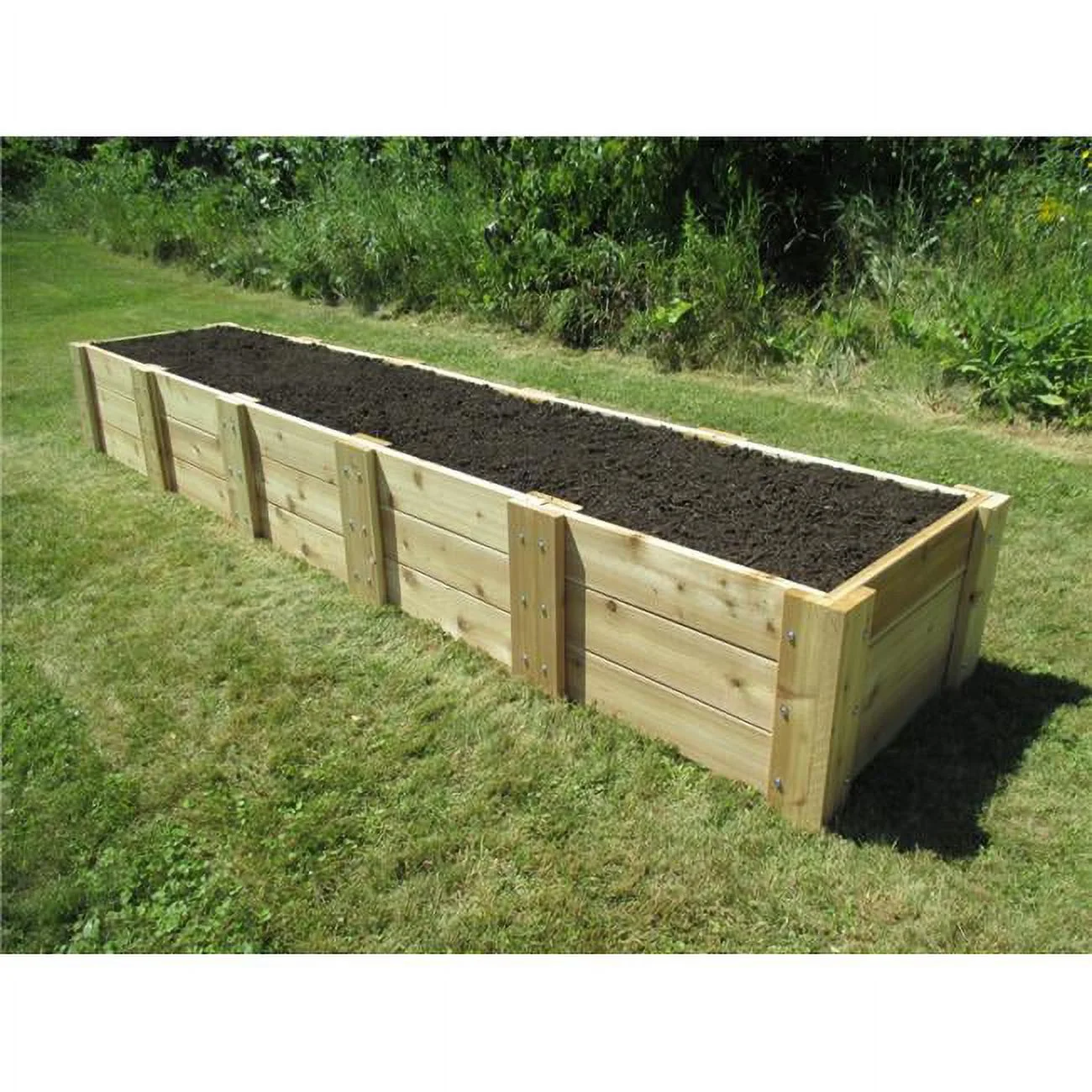 Infinite Cedar RB2x10x16.5 Deep Root Cedar Raised Garden Bed, 2 ft. x 10 ft. x 16.5 in. - Curated Treasures Market