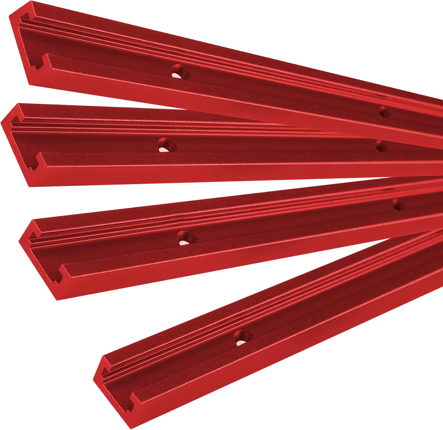 48'' Silver T-Tracks for Woodworking