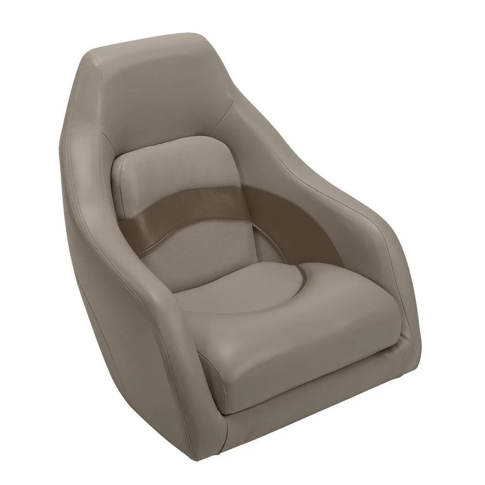 Wise Bm11511749 Premier Pontoon Captain&s Bucket Seat, Mocha Java/ Mushroom/cafe, Size: 23.5 inch D x 22 inch W x 25.5 inch H