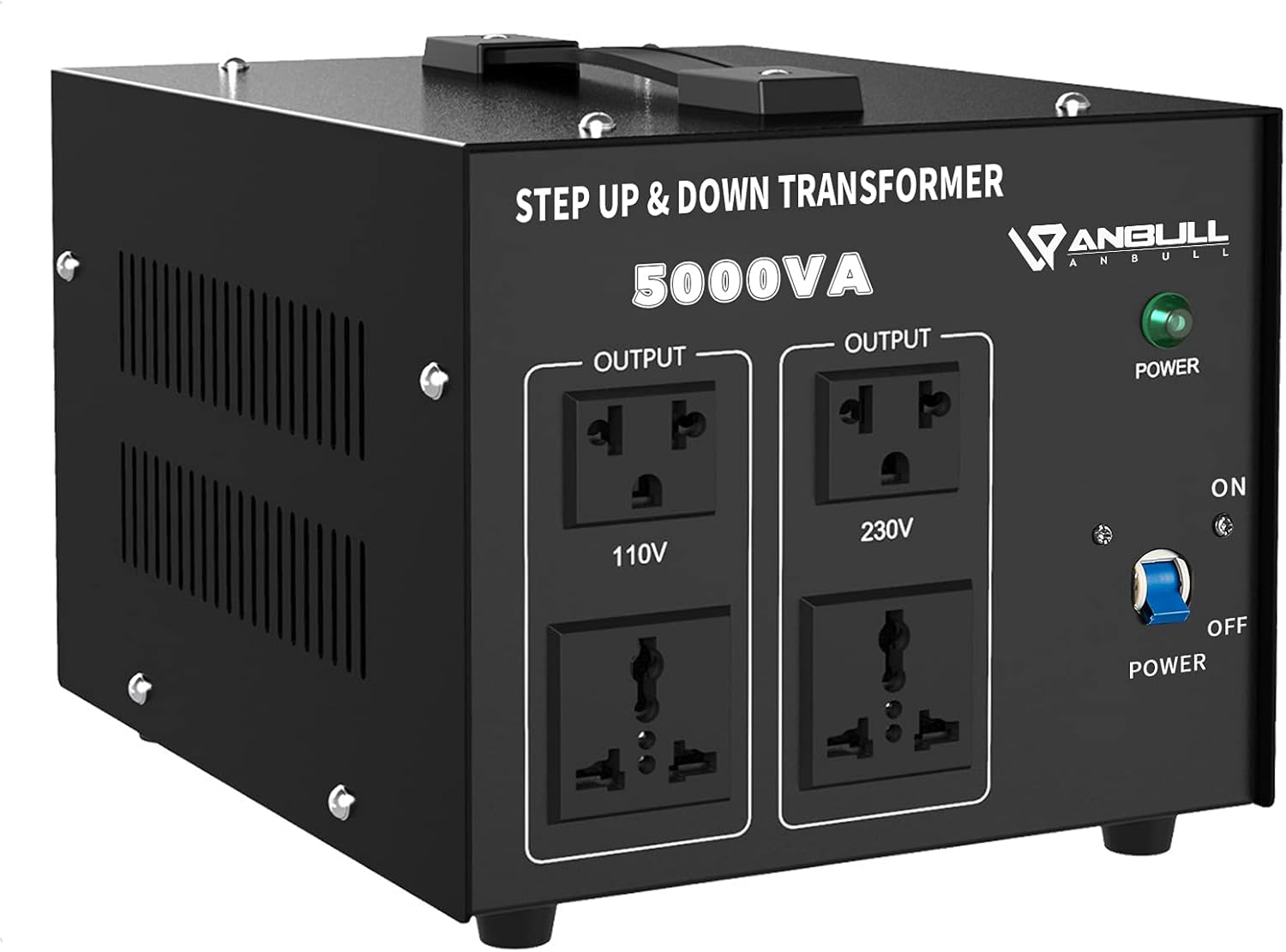 Anbull Voltage Converter 5000 Watt Voltage Transformer, 220V / 230V / 240 Volt to 110V / 120 Volt or 110V / 120 Volt to 220V / 230V / 240 Volt