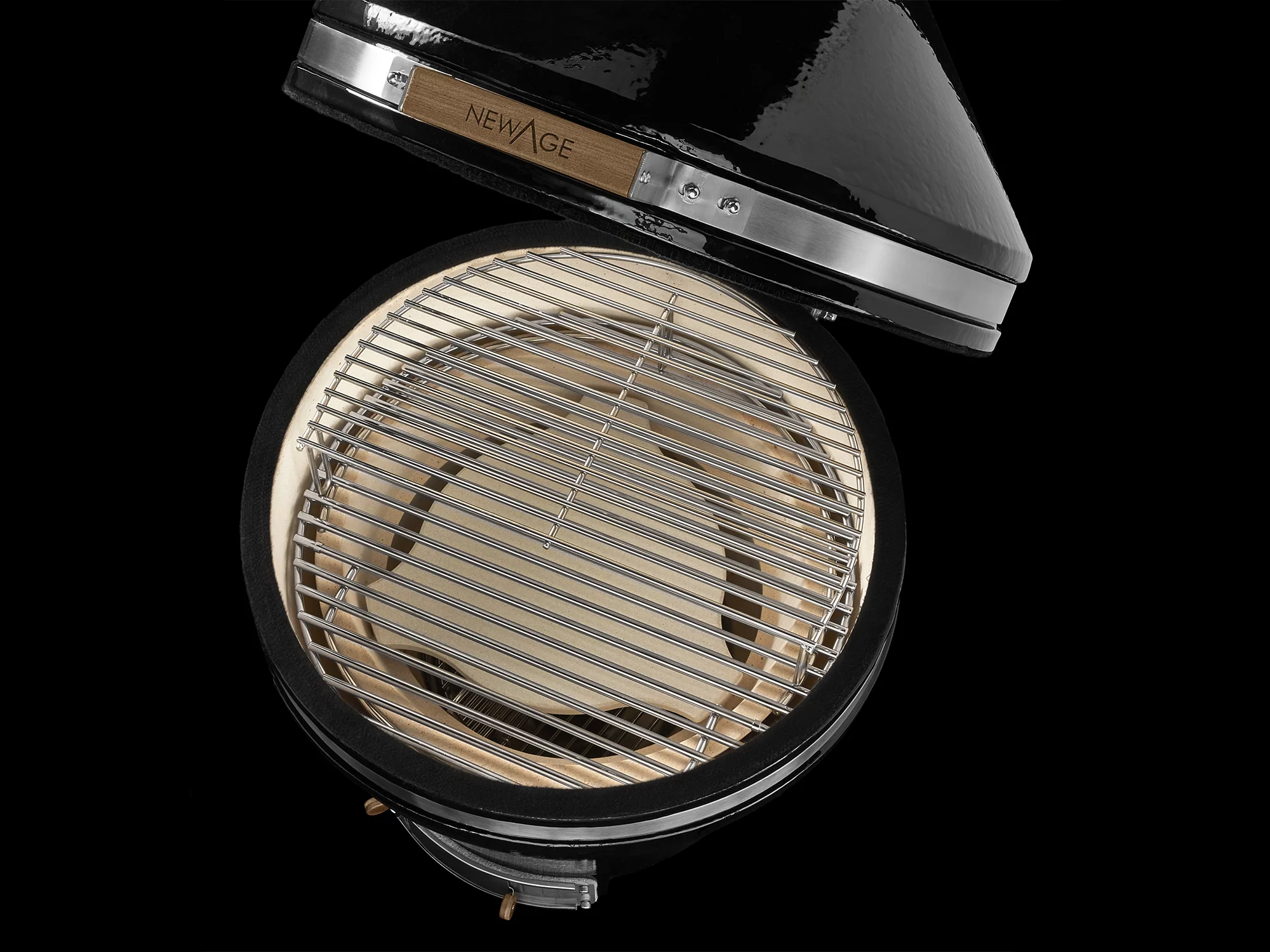 NewAge Products 22 in. Black Kamado Pro Grill