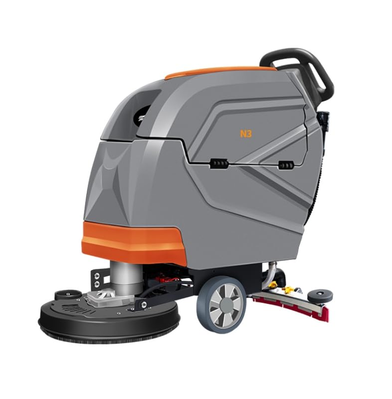 PENNON N3 Walk-behind Floor Scrubber Dryer Machine, 20" Cleaning Width, 31" Squeegee Width, 11-gal Sewage Tank, 200 RPM, Complete Set of Parts
