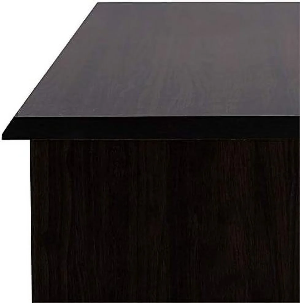 TV Stand Console Entertainment Center In Dark Brown