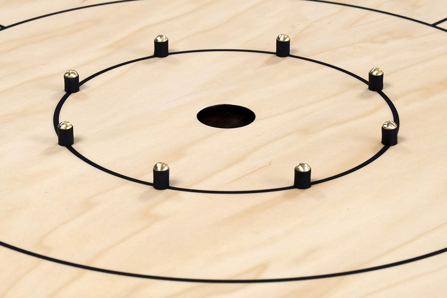Real Hardwood Tournament Size Crokinole Board by Cape Fear Board Co.