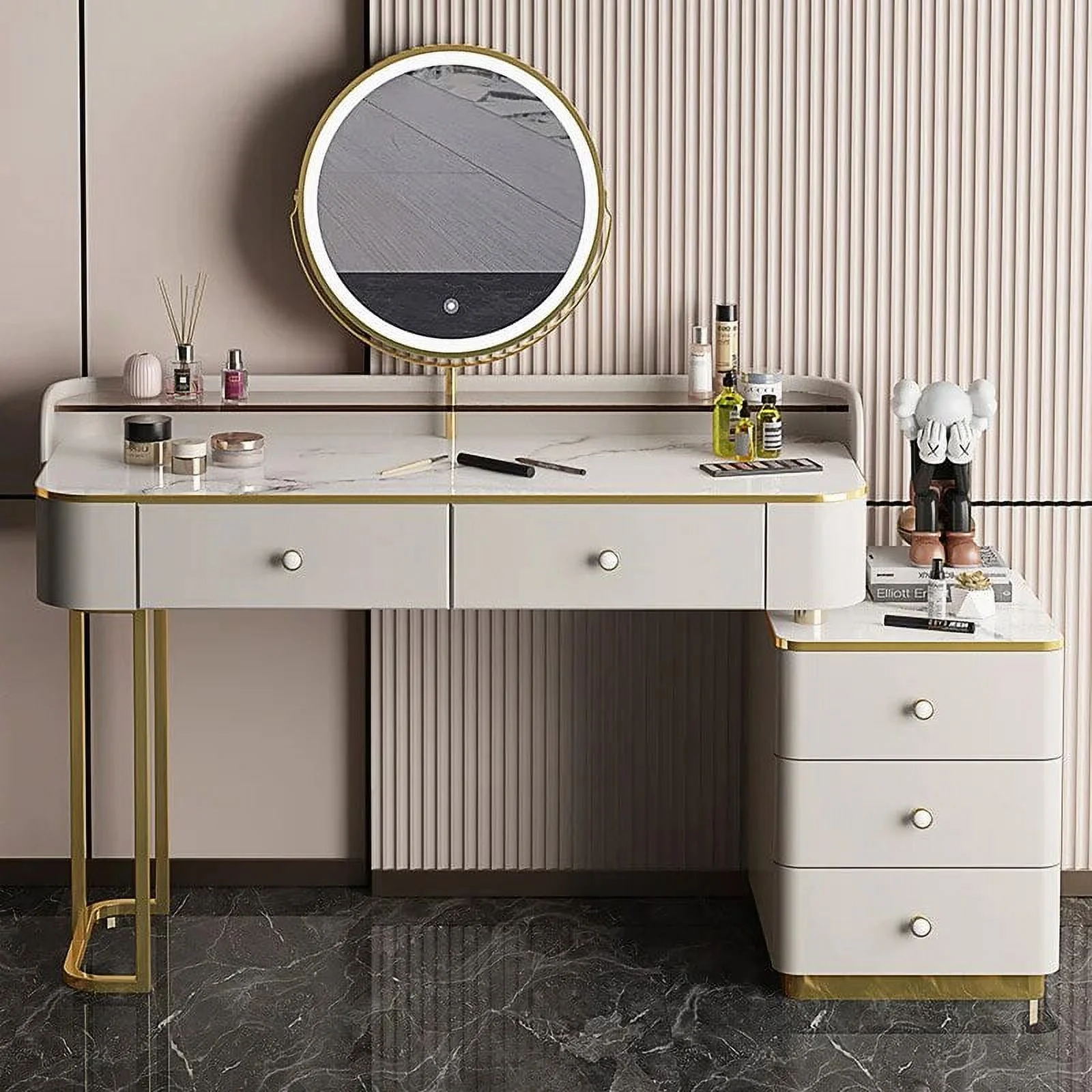 Multifunctional Storage Cabinet Bedroom Dressing Table Furniture Bedroom Dressers Dressers Tocador Maquillaje Home Furniture