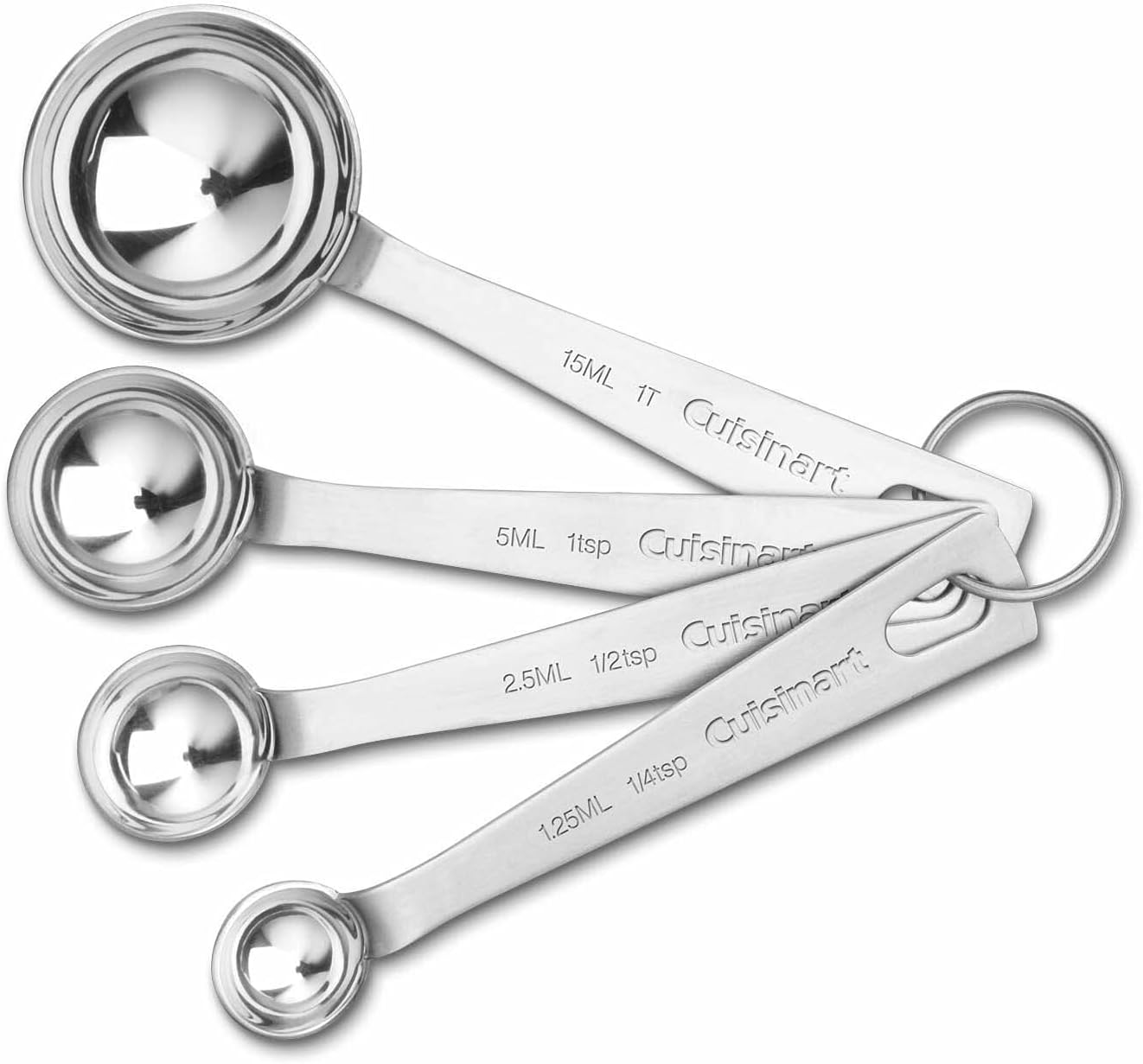Cuisinart SM-50 Precision Master 5.5-Quart Stand Mixer with Kitchen Scale, 4 Measuring Spoons and Measuring Cup Bundle (4 Items)