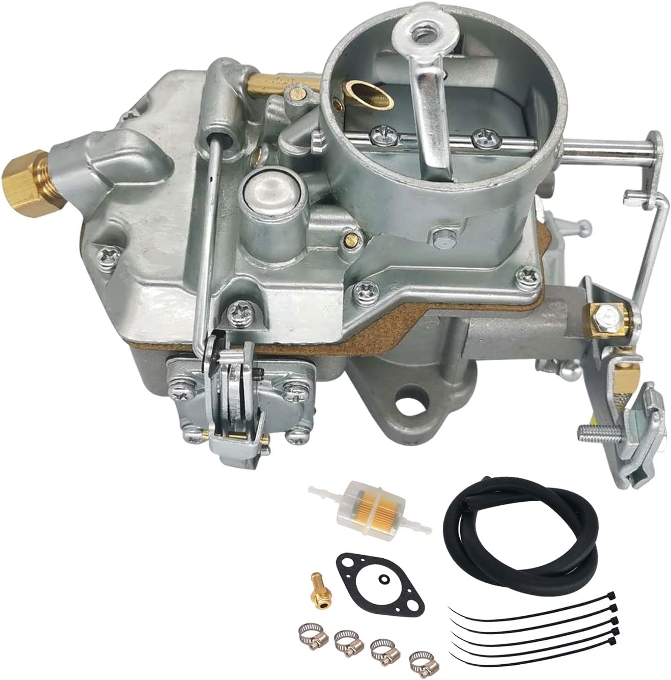 1101 1100 Autolite 1 Barrel Carburetor Replacement for 200” 3.3L 170” 2.8L 144” 2.4L 6 Cylinder Engine 1963-1967 Mercury Mustang Fairlane Falcon