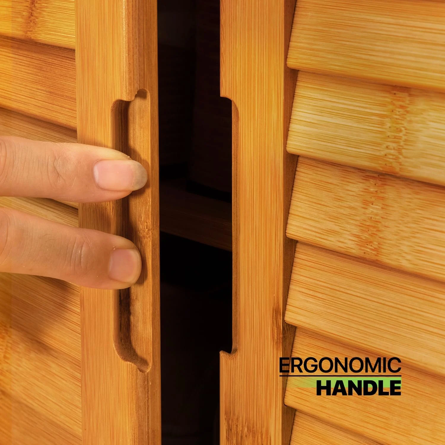 Bamboo Multi-Tier Shoe Storage Cabinet With Drawer & Shutter Door For Narrow Closet, Hallway, Living Room