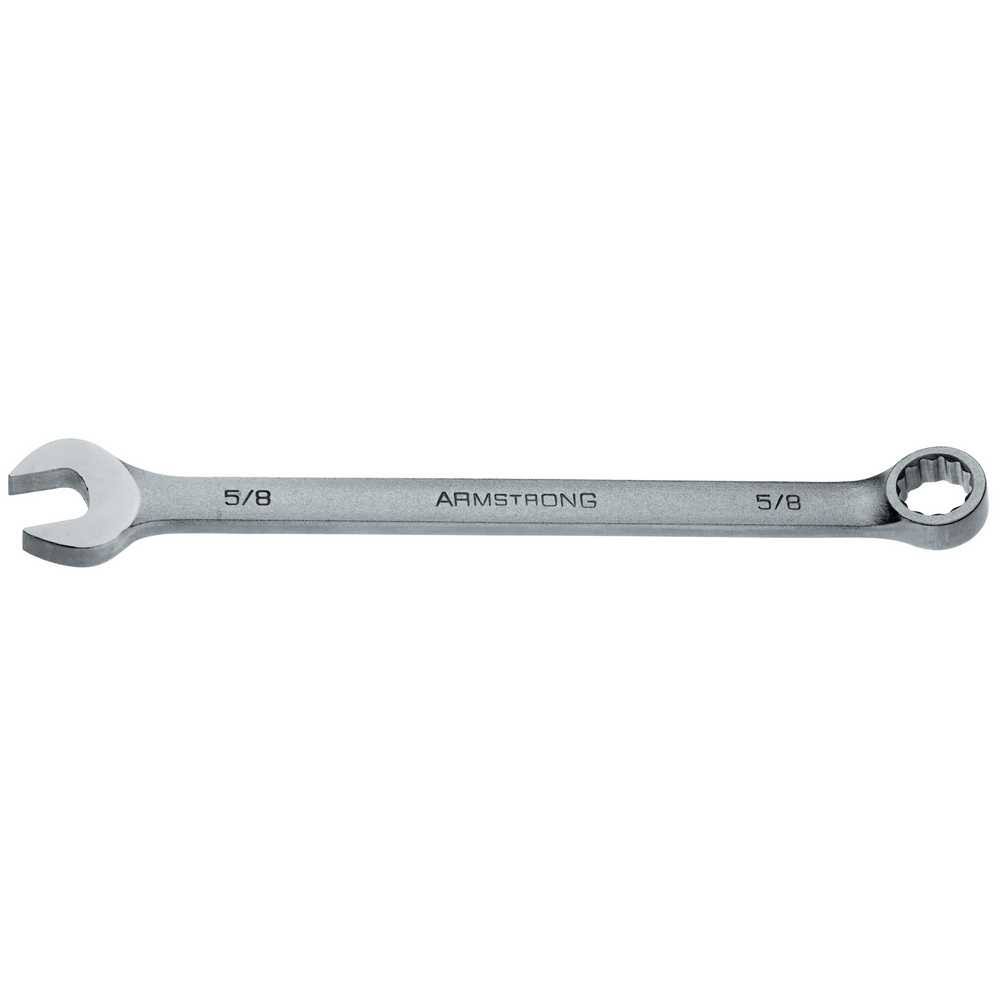 Armstrong Tools 25-276 2-3/8x22 Satin Chrome Long Pattern Combination Wrench 12 Point