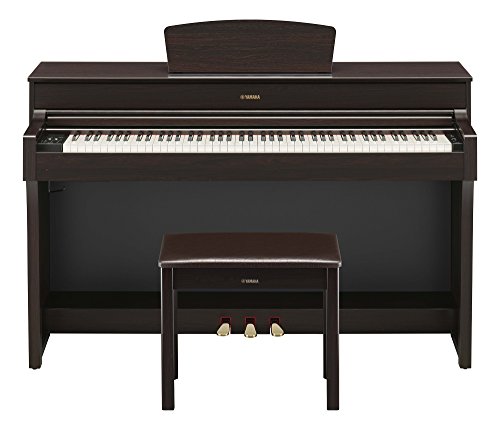 Yamaha Arius, 88-Key Weighted Action Digital Beginner and Intermediate Players, Dynamic Response, Grand Piano Sound, 3-Pedal Unit, Upright Design