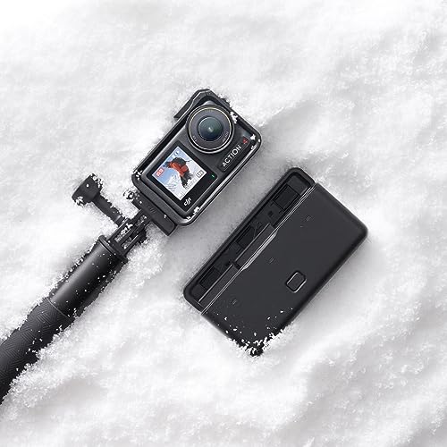DJI Osmo Action 4 Road Cycling Combo - Bike Camera with 360° Wrist Strap for Cyclists, 1/1.3-Inch Sensor, Stunning Low-Light Imaging