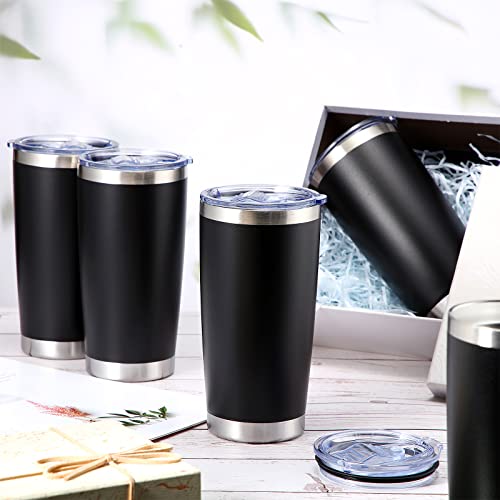 Sieral 36 Packs Stainless Steel Tumbler Bulk with Lid Vacuum Double Wall Insulated Travel Coffee Mug Powder Coated Tumbler Cup for Graduation Wedding